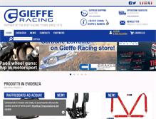 Tablet Screenshot of giefferacing.com